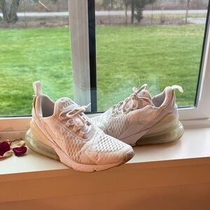 Nike White Air Max 270 Sneakers